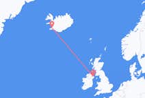 Flyreiser fra Belfast, til Reykjavík