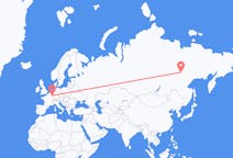 Fly fra Luxembourg City til Jakutsk