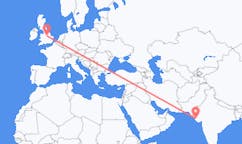 Flyreiser fra Jamnagar, India til Nottingham, England