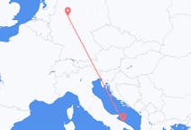 Flyreiser fra Bari, Italia til Paderborn, Tyskland