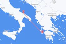 이탈리아 바리 출발, 그리스 자킨토스 섬 도착 항공편