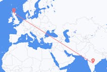 Flyreiser fra Hyderabad, til Inverness