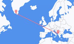 出发地 格陵兰出发地 纳萨克目的地 阿尔巴尼亚地拉那的航班