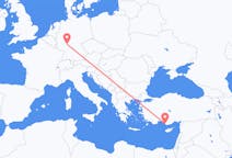 Flights from Gazipaşa in Turkey to Frankfurt in Germany