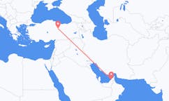 Flyrejser fra Dubai, De Forenede Arabiske Emirater til Sivas, Tyrkiet