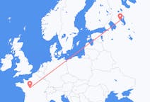 Fly fra Petrozavodsk til Tours