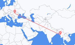 Flyreiser fra Ann, Myanmar (Burma) til Cluj Napoca, Romania