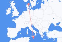 Flights from Valletta in Malta to Aarhus in Denmark