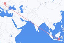 Flights from Praya, Lombok, Indonesia to Oradea, Romania
