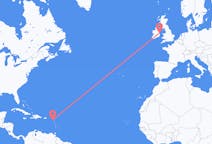 从圣基茨和尼维斯出发出发地 尼维斯目的地 爱尔兰都柏林的航班