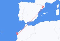 Flyrejser fra Essaouira, Marokko til Barcelona, Spanien