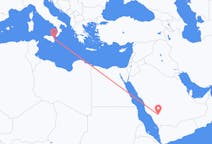 Flyreiser fra Bisha, Saudi-Arabia til Catania, Italia