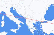 Flights from Ankara to Nice