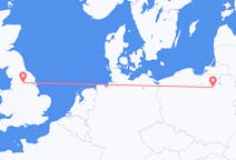 Flyreiser fra Leeds, England til Szczytno, Polen