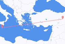 Flights from Bingöl to Valletta