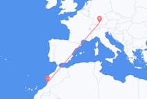 Flights from Agadir in Morocco to Memmingen in Germany