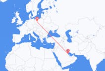 Flyreiser fra Dammam, Saudi-Arabia til Poznań, Polen