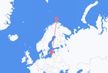 Flights from Honningsvåg, Norway to Palanga, Lithuania