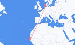 Flyrejser fra Cap Skiring, Senegal til Groningen, Holland