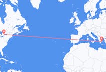 Flyreiser fra Toronto, Canada til Athen, Hellas