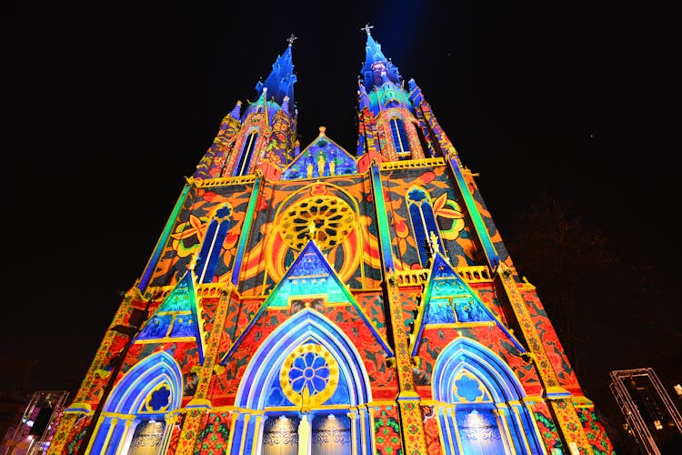 Saint Catherine's Church at Eindhoven - The Glow festival.