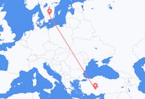 Flights from Konya, Turkey to Växjö, Sweden