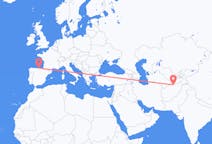 Flyg från Mazar-e Sharif, Afghanistan till Santander, Spanien