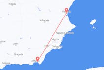 Flyrejser fra Valencia, Spanien til Almeria, Spanien