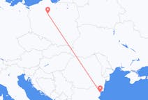 Flights from Varna in Bulgaria to Bydgoszcz in Poland
