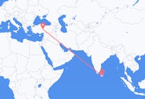 Flyg från Hambantota, Sri Lanka till Kayseri, Turkiet