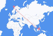 Flights from Palu, Indonesia to Bodø, Norway