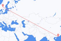 Flights from Hong Kong to Rörbäcksnäs