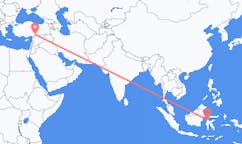 Flights from Palu, Indonesia to Gaziantep, Turkey
