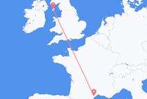 Flüge von Béziers, Frankreich nach Douglasie, die Isle of Man