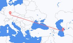 出发地 土库曼斯坦土庫曼巴希目的地 德国纽伦堡的航班