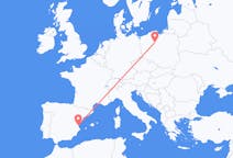 Flights from Bydgoszcz in Poland to Valencia in Spain