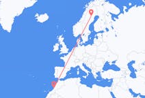 Flights from Agadir, Morocco to Arvidsjaur, Sweden