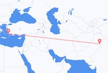 出发地 巴基斯坦出发地 锡亚尔科特目的地 希腊科斯岛的航班