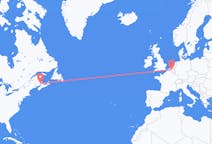 Flyreiser fra Moncton, Canada til Brussel, Belgia