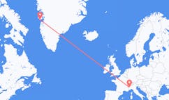 Flyg från Turin till Qeqertarsuaq