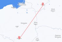 Vluchten uit Krakau, Polen naar Vilnius, Litouwen