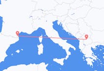 Lennot Skopjesta, Pohjois-Makedonia Perpignaniin, Ranska