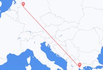 Vluchten van Thessaloniki, Griekenland naar Münster, Duitsland