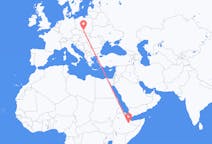 Flyreiser fra Jijiga, Etiopia til Katowice, Polen