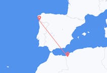 Vluchten van Tlemcen, Algerije naar Vigo, Spanje