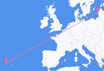Flights from Horta, Azores, Portugal to Liepāja, Latvia