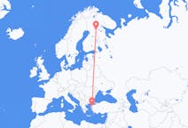 เที่ยวบิน จาก Edremit, ตุรกี ไปยัง Kuusamo, ฟินแลนด์