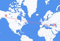 Flights from Whitehorse, Canada to Iğdır, Turkey