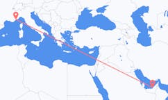 Flights from Abu Dhabi, United Arab Emirates to Nice, France