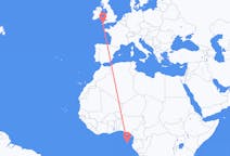 Flyreiser fra São Tomé, til Newquay